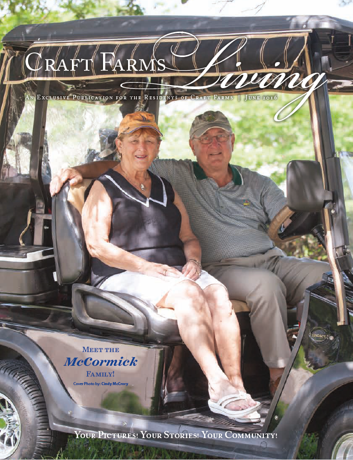 Craft Farms Living cover, June 2016, featuring the McCormick family
