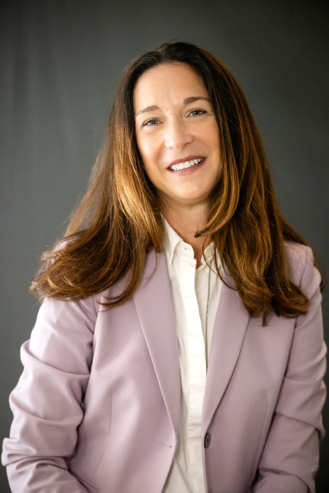 Business headshot in a studio setting