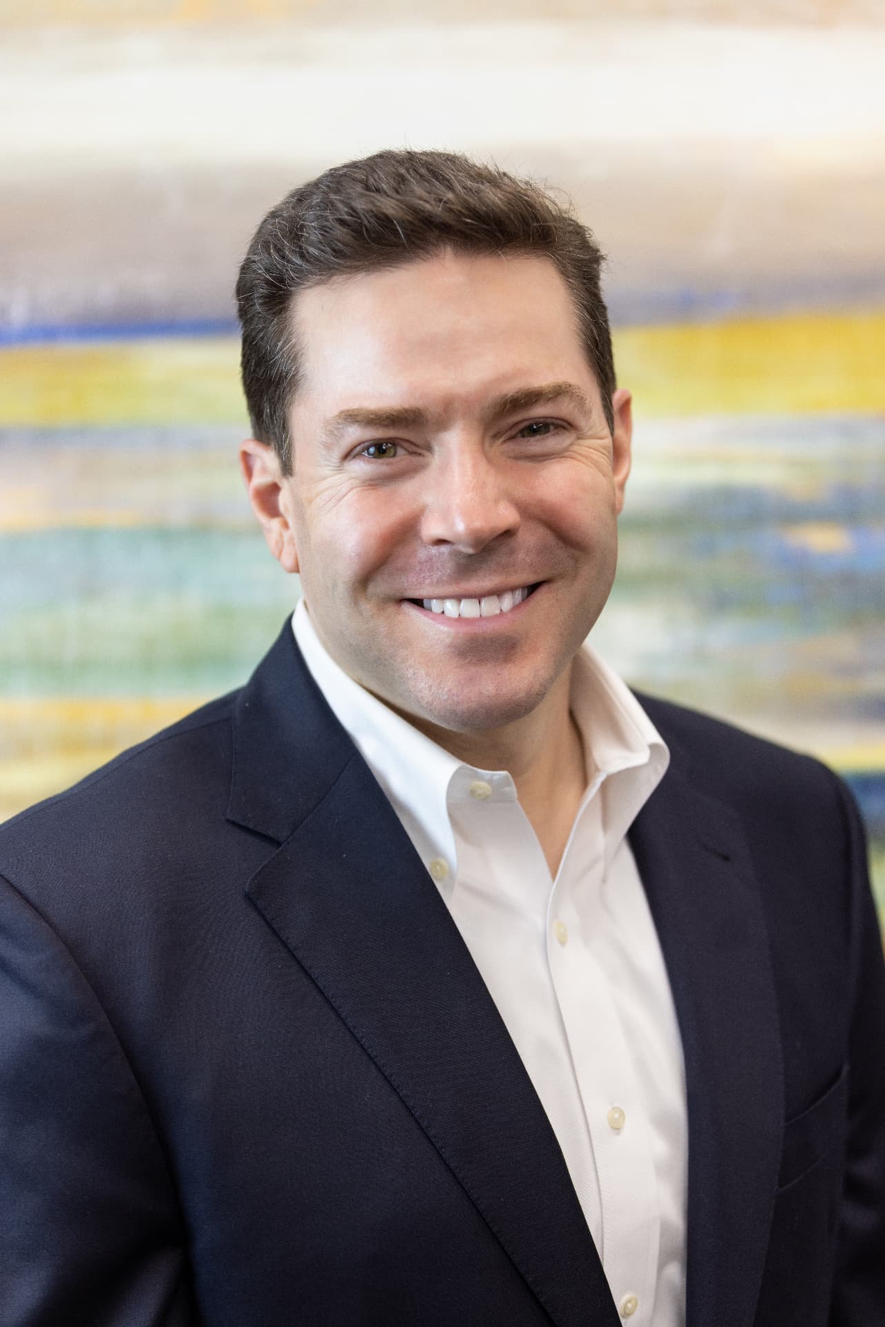 Financial advisor headshot photographed on location